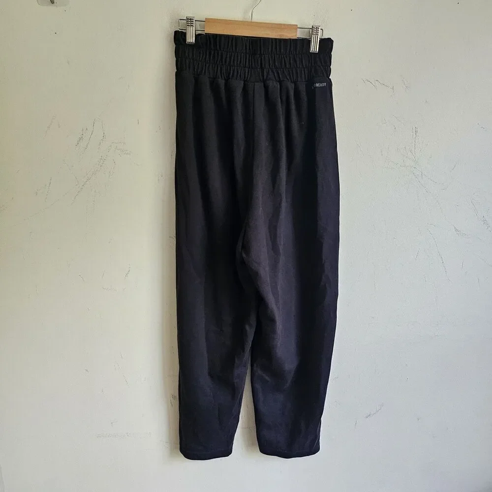 Adidas Aeroready Black High Rise Yoga Leggings Activewear Womens Small - Picture 3 of 9